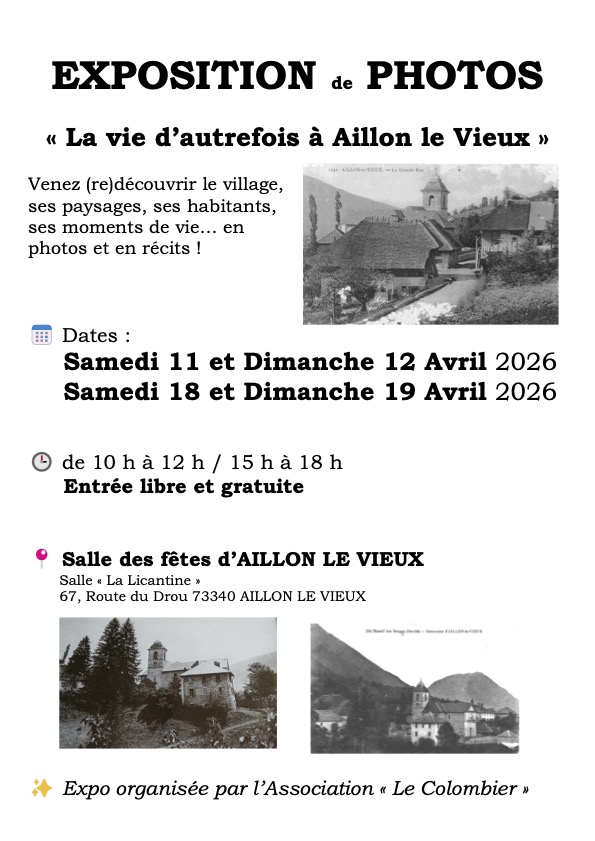 expo photos la vie autrefois