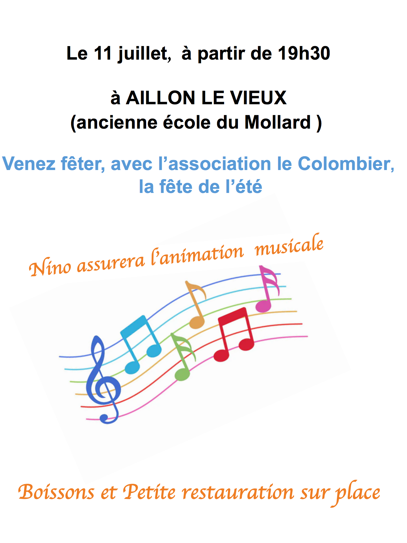 Fête de l'été à Aillon le Vieux