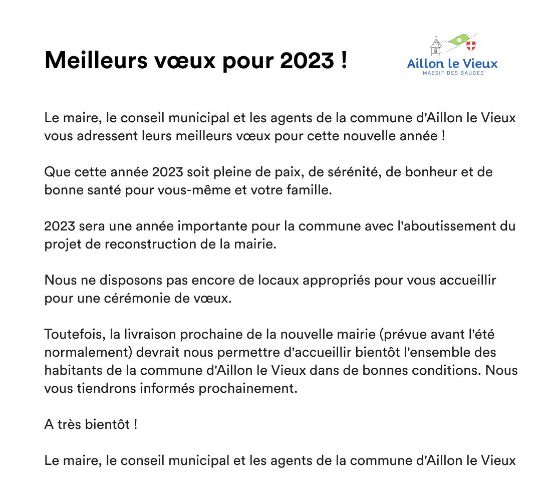 voeux 2023